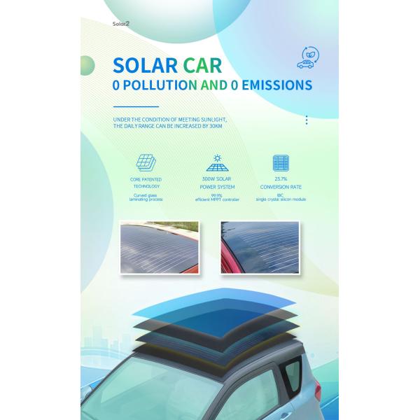 Blaval Min EV Car Airbag Mini 100km/h 4 Seats Lithium Battery Smart Car with Electric Adjustment Exterior Rearview Mirror