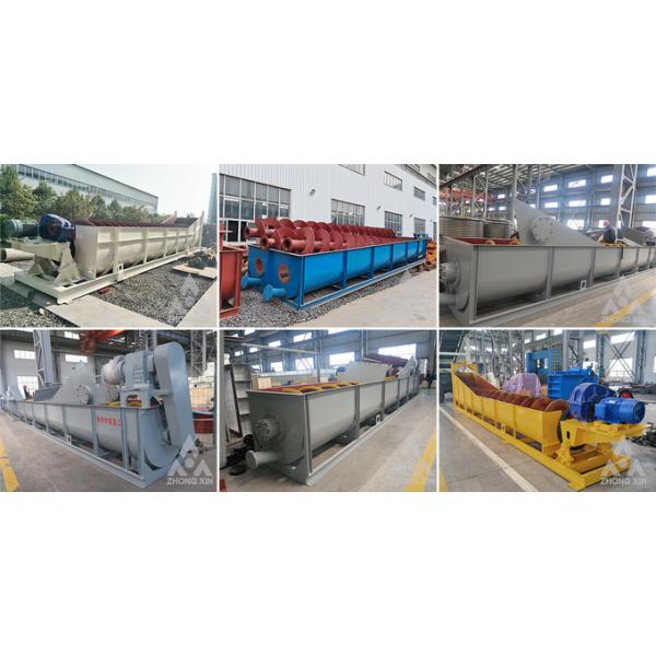 Large Capacity Spiral Sand Washer Machine For Construction