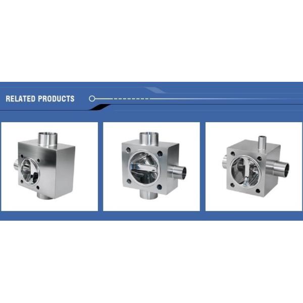 DONJOY Sanitary Diaphragm Valve /Three T port valve with Welding Ends with plastic Handle