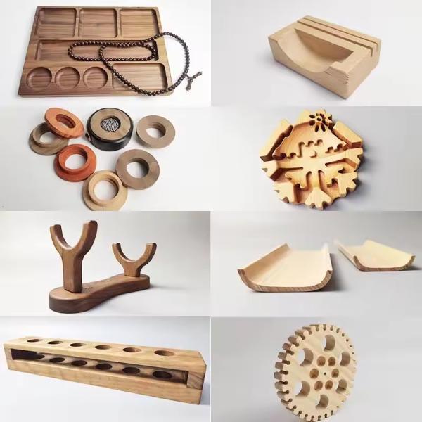 Multifunctional Wood CNC Machining Service Smooth Surface Custom Wood CNC Milling