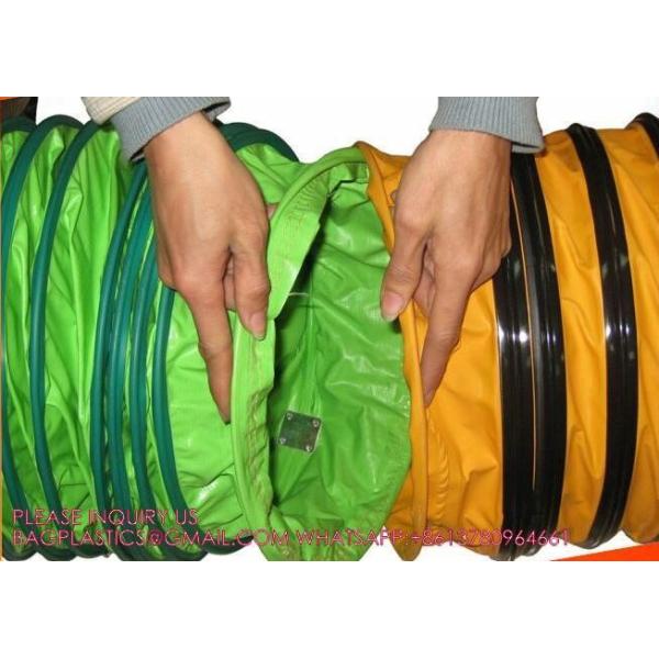 Ventilation Confined Limited Spaces Air Supply 200mm 5m Fire Resistant PVC Flexible Air Duct