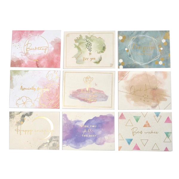 Small Business Customized Thank You Card Greeting Card with Envelope and Stickers