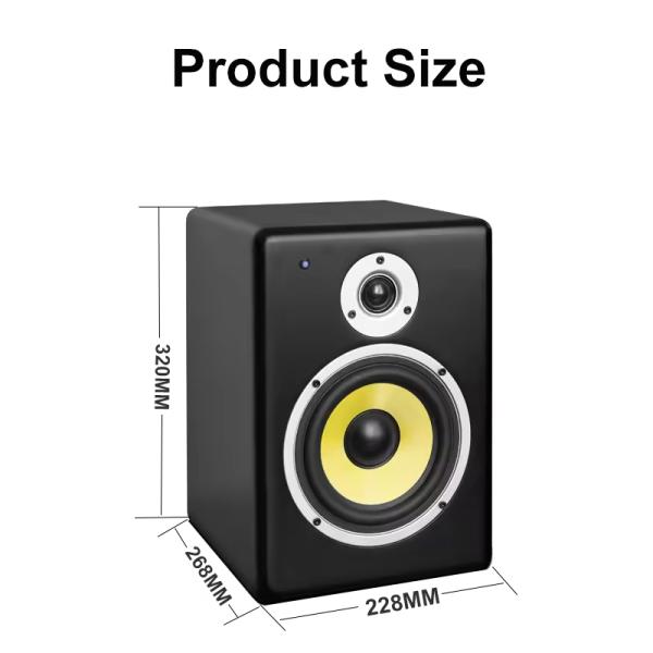 A6 Active Studio Monitor 6.5" Woofer 50W RMS Bi-Amplified