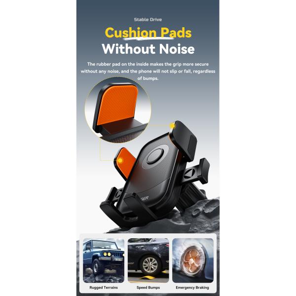 Essager ES-ZJ34 360 Flexible Adjustable Car Air Vent Mobile Phone Holder Stand