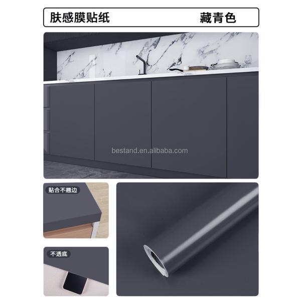Green Self Adhesive Matt Foil Film Kitchen Cabinet Wallpaper Sticker Peel Off