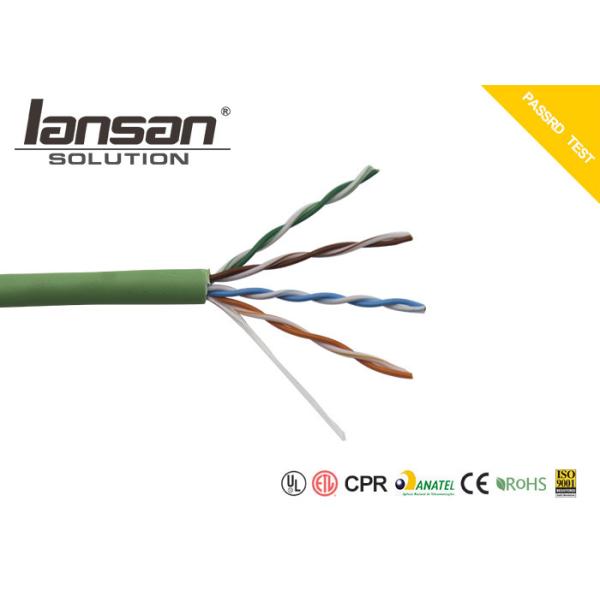 LSZH Jacket Cat5e Data Cable UTP 24AWG Bare Copper Conductor BC