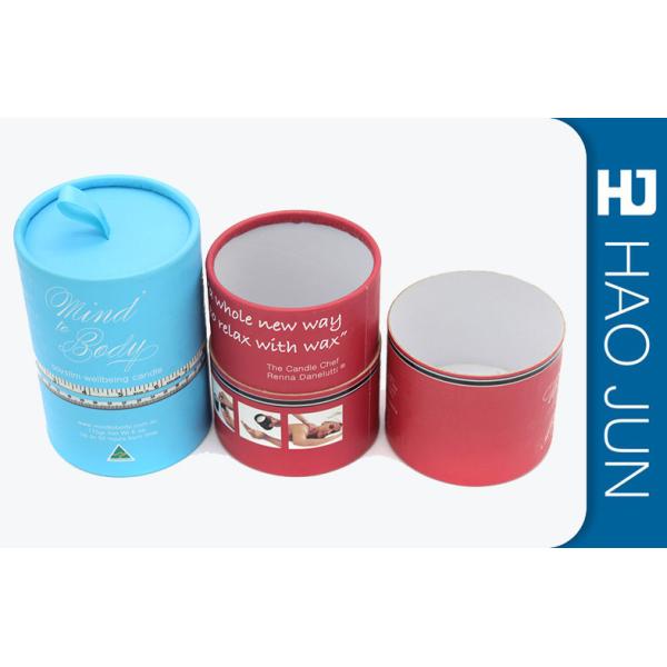 Offset Printing Cosmetic Printed Cardboard Tube , Paperboard Cosmetic Packaging For Lipstics
