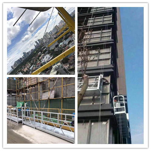 Aluminum Alloy Suspended Access Cradles For Construction Building Cleaning