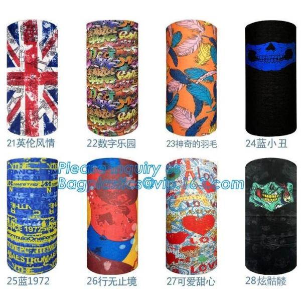 Custom Organic Multifunctional Seamless Tube Bandana,Promotional Products Custom Logo Neck Warmer Bandana,Bandanas Headw