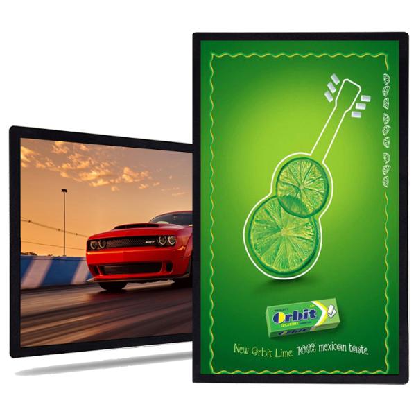 factory price ultra narrow side 49 inch digital signage and displays with remote control function