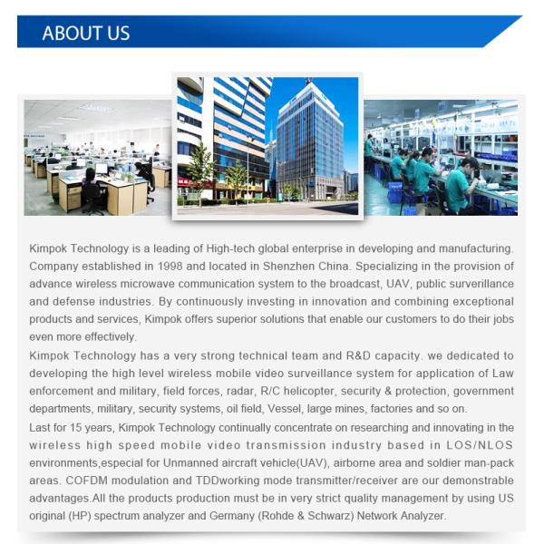 Mini Wireless Video RF Remote Control Transmitter Small Receiver CVBS/HD Output Frequency Input Range 300MHz-4700MHz