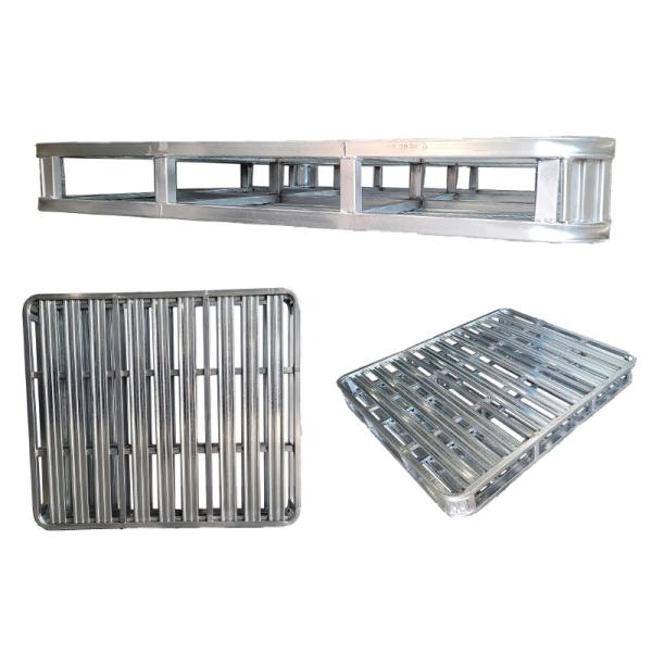 Rounded Corner Steel Pallet Are Used To Store Bagged Grain, Feed, Etc.To Prevent The Bags From Being Broken By Forks And Facilitate Stacking And Stacking