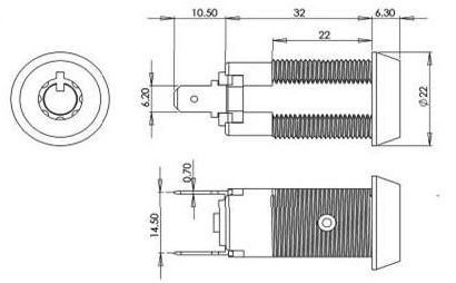 M19 Switch Locks Key Switch Key Lock
