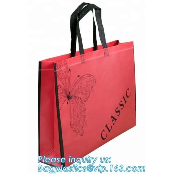 Customized Printed eco qualified Promotional Non Woven Bag, Wholesale Cheap Price Custom Printed Fabric Reusable Shoppin