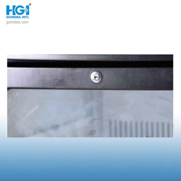 220 - 240V Upright Showcase Cooler With Power Supply 310L Beverage Display Chiller