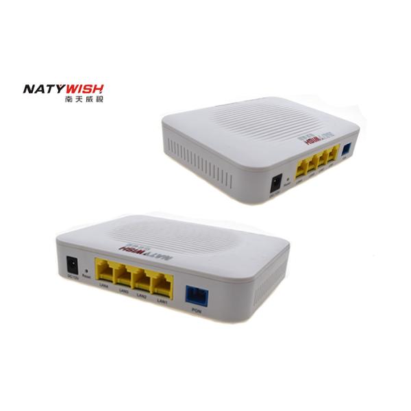 1.25G GEPON ONU Equipped With One GEPON Port Four 10 / 100 / 1000Mbps RJ45 LAN Ports
