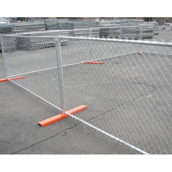 Customizable Galvanized Temporary Security Fencing Panels America 75X75mm