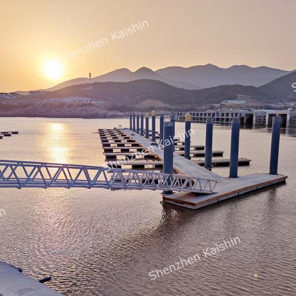 Stable Movable Boating Marine Pontoon Custom Aluminum Alloy Floating Dock