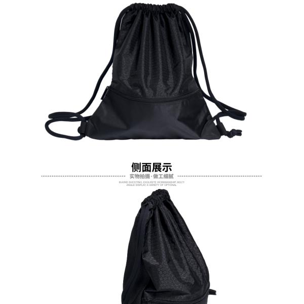 Promotional Foldable Sport Drawstring Bag Customized Color Medium Size