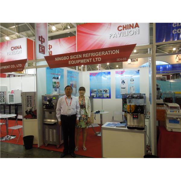 Professional Countertop Soft serve Ice Cream Machine With Air Pump Precooling