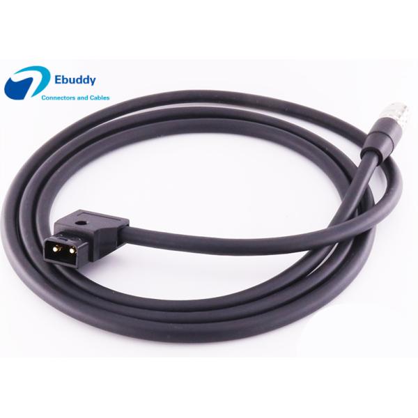 Hirose 12pin male to 2pin d-tap male cable for camera power supply
