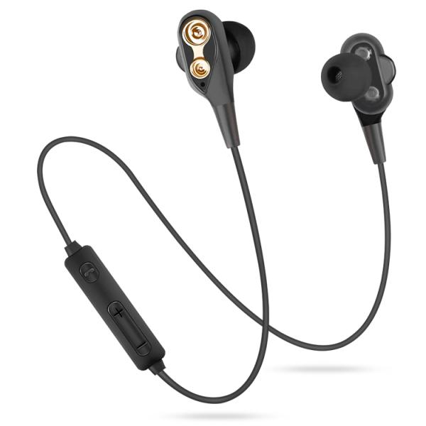 Dual Drivers 3.7V Tws True Wireless Stereo Earphones With Microphone
