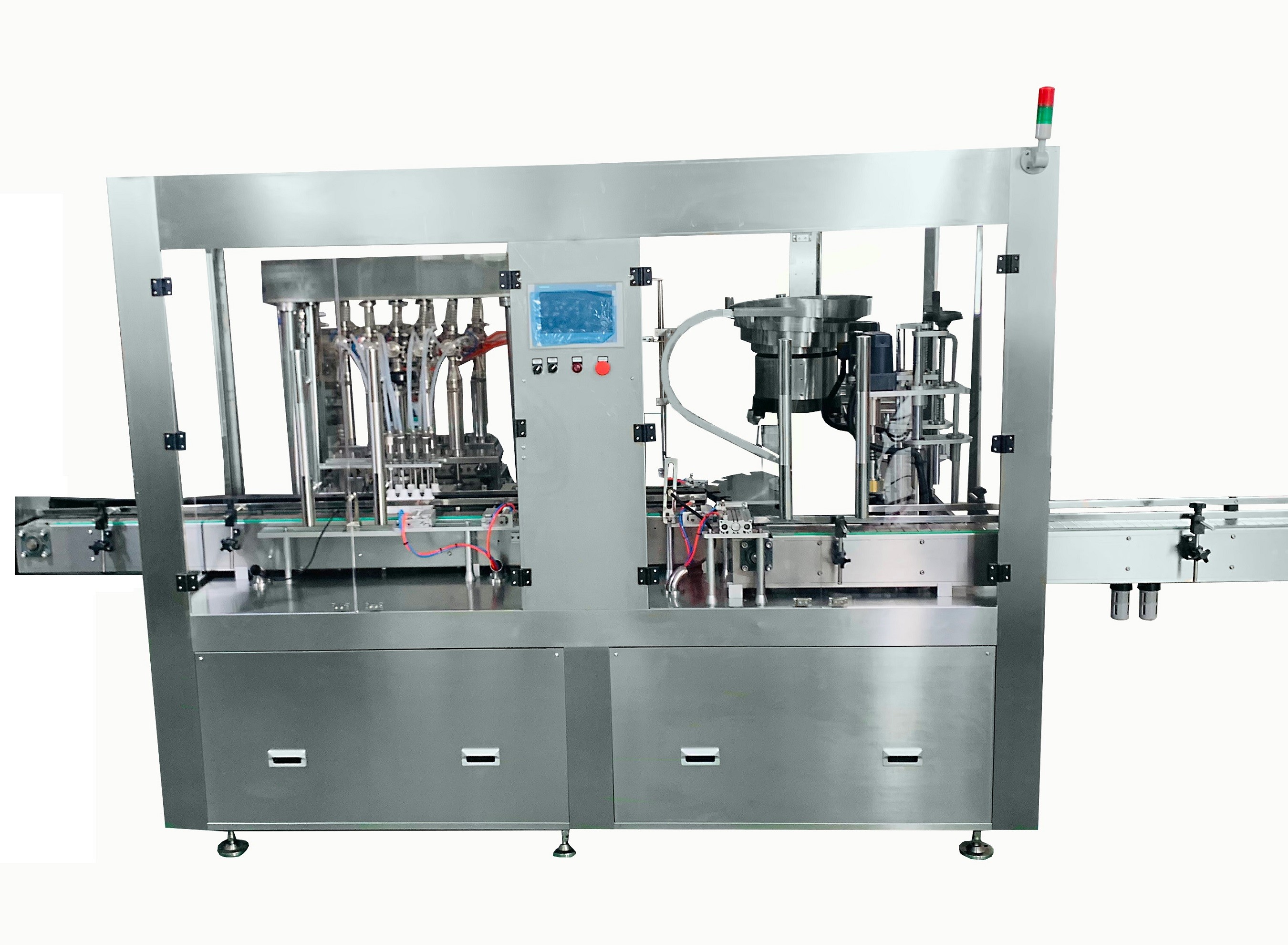 China 30-500ml Liquid Filling Capping And Labeling Machine Automatic wholesale