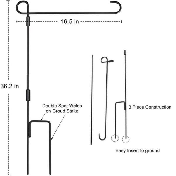 Decorative Various Style Outdoor Garden Flags 12x18 Inch ISO Certificate