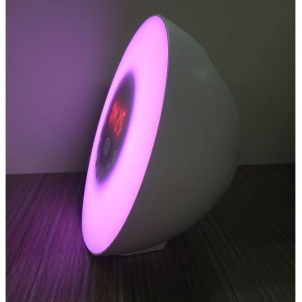 Touch Control Natural Light Alarm Clock , Bedroom Sunrise Simulator Alarm Clock