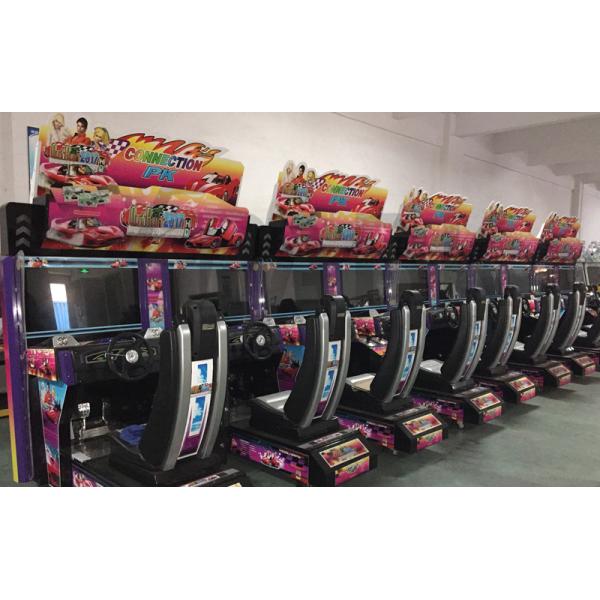 32 Inch Outrun Racing Game Machine with Plastic , Alloy Steel Structure