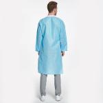 Lab Coat SMS Work Wear Pocket Uniform Scrub Knee Length Non Woven Disposable