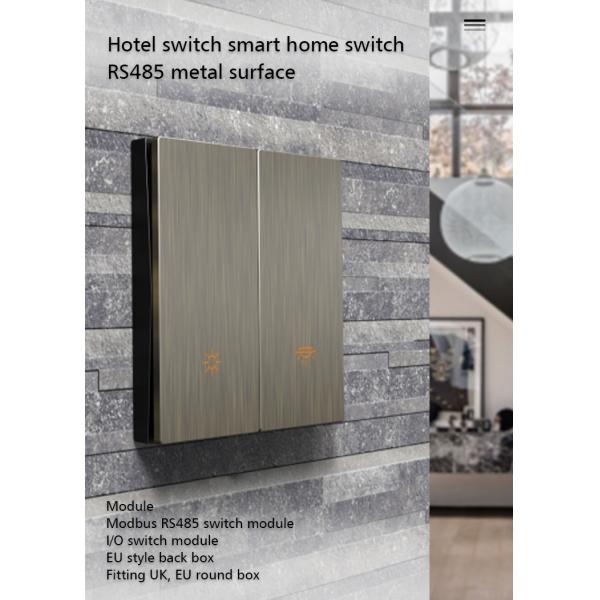 KNX Protocol Three Button Light Switch With Built In LED Backlight