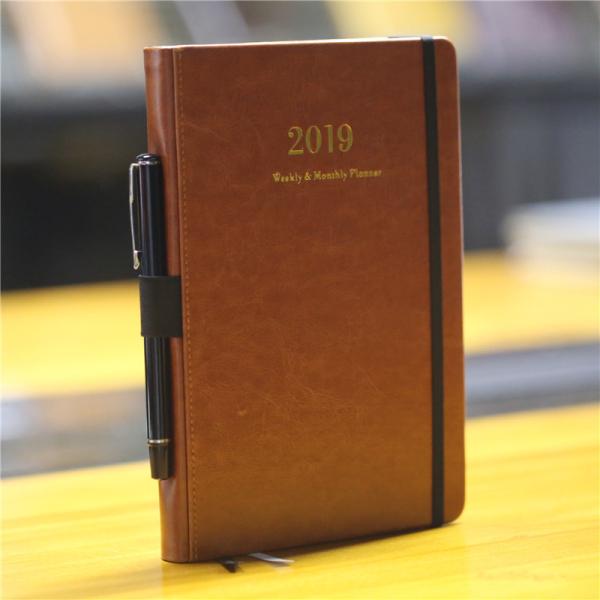 Daily Weekly Custom Personal Planner With Stickers / Back Pocket / Pen Loop