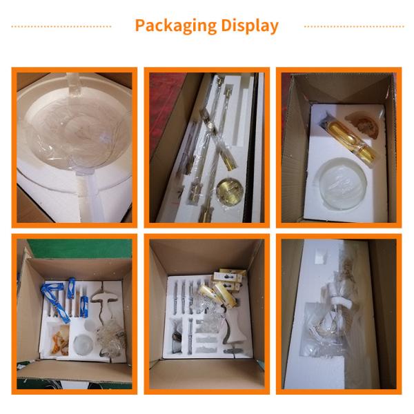 Height 16CM Industrial Style 110V Glass Globe Ceiling Light For Home