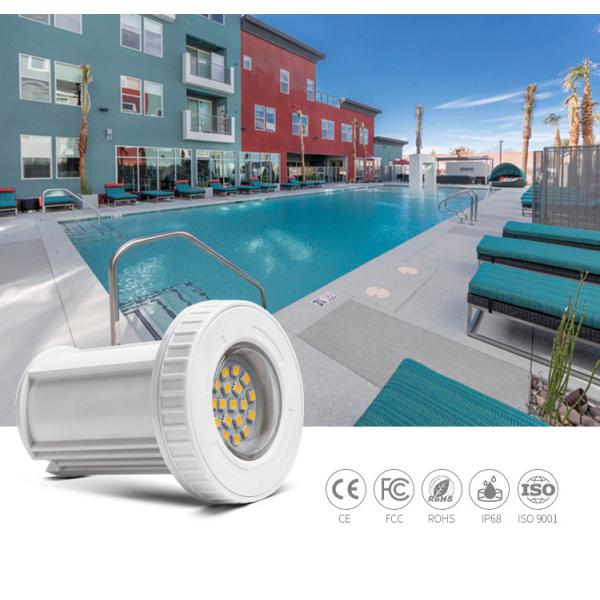 FCC Surface Mount LED Pool Light VED AC/DC 12V 3W Plastic IP68
