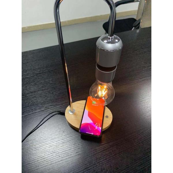 new hotsale magnetic levitation lamp with wireless charging for cellphone iphone