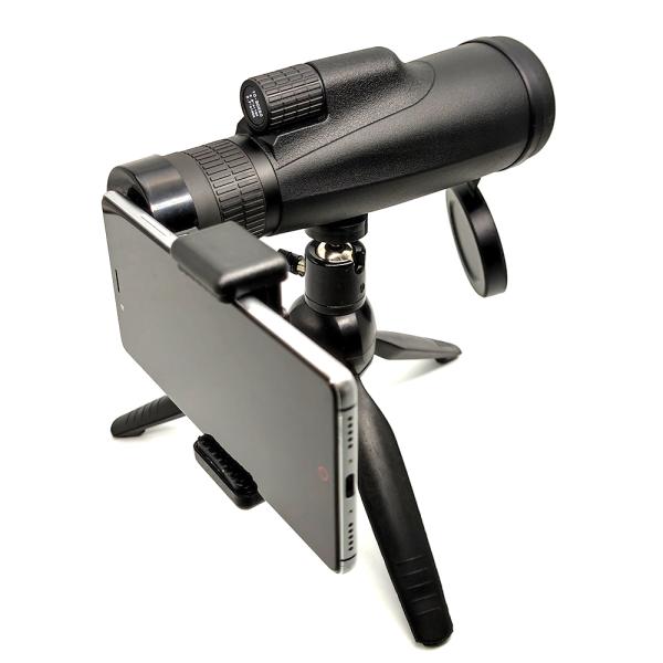 10-30X50 Zoom Bak4 Prism Zoom Monocular Telescope With Smartphone Holder Tripod