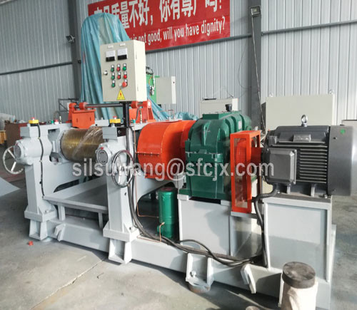 Hardened Reducer Bearing Lubricating Open Mixing Mill For Rubber Plant