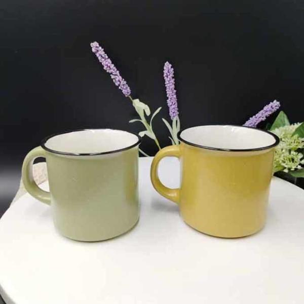 Handmade Ceramic Cup, 10 oz Coffee Mugs, Tea Cup with handles