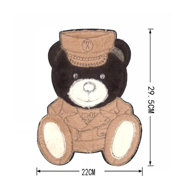 Animal Series Cartoon Character Patches Merrowed Border Diverse Color / Shape