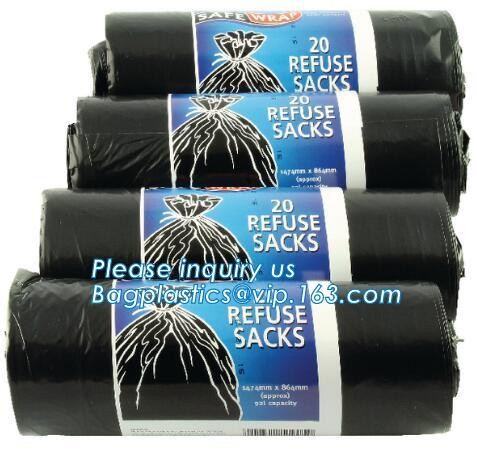 Tall Kitchen Drawstring Trash Bags,Reusable Trash Diaper Bag,gallon black drawstring, durable bin liners 1.2 mil, unscen