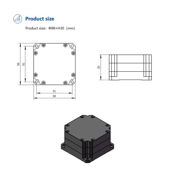 AgileLight-98A Digital Closed-Loop Single Axis Fiber Optic Gyro FOG