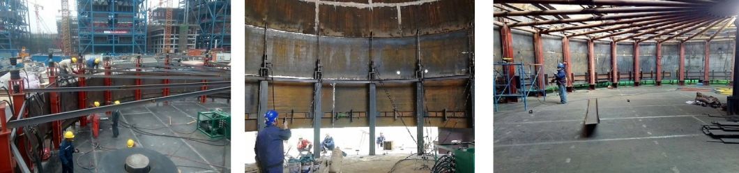 Chuck Hydraulic Jacking System for Tank Lifting up Work