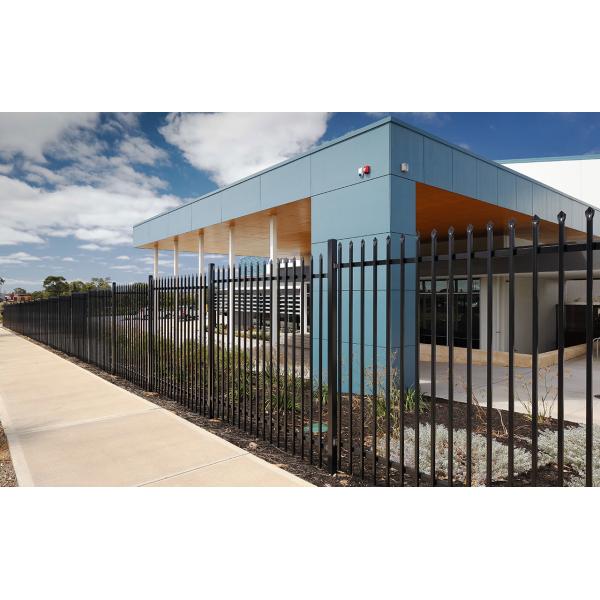 Decorative 8ft Garden Iron Wrought Fence For Highway 1.2mm-2.5mm