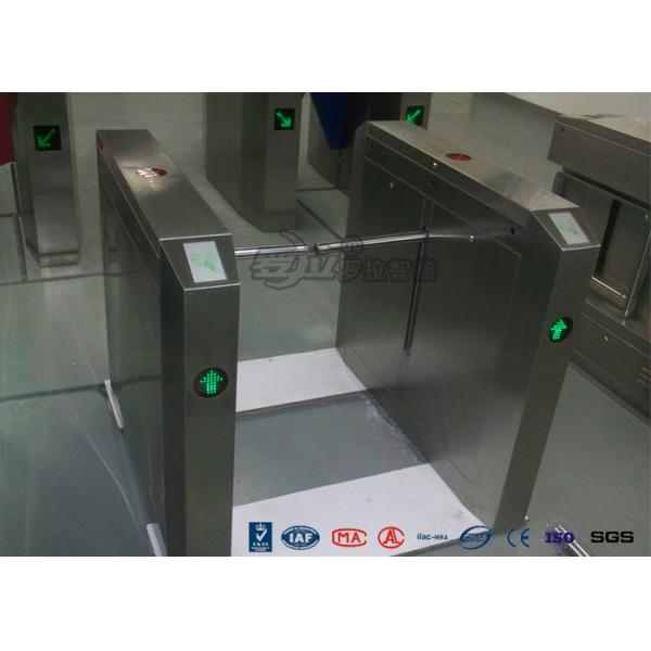 Fingerprint Drop Arm Turnstile Road Access Control Electronic Barrier Gates With CE approved