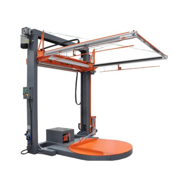 Heavy Pallet Semi Automatic Pallet Wrapper , Solid Automatic Stretching Machine