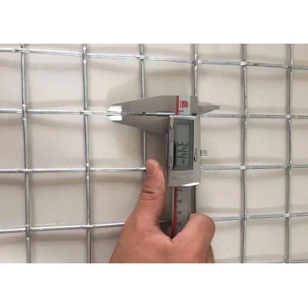 Stainless Steel Panels 15mm Lock Crimp Wire Mesh 2x2 Plain Weave