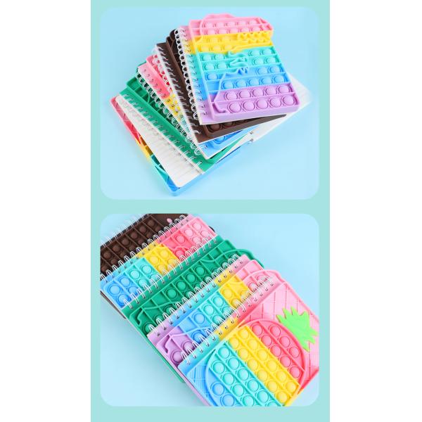 A6 A5 Silicone Cover Notepads And Stationery Push Bubble Notebook