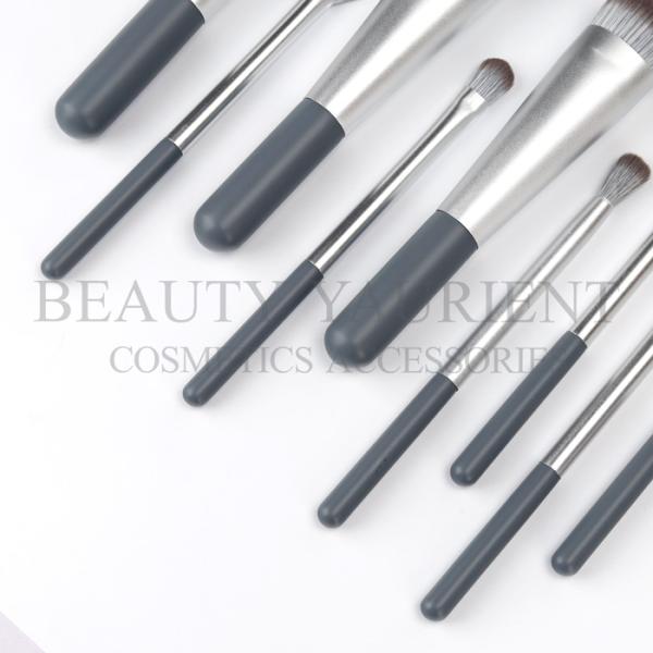 Luxury Matte Surface 9pcs High End Makeup Brush Kit Private Label Eco Friendly