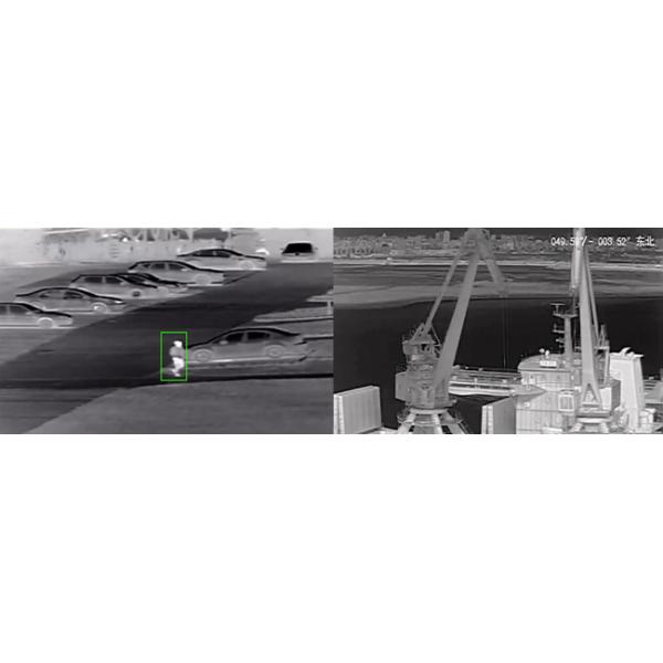 360°Pan Tilt Thermal Surveillance System Long Range IP Thermal Camera